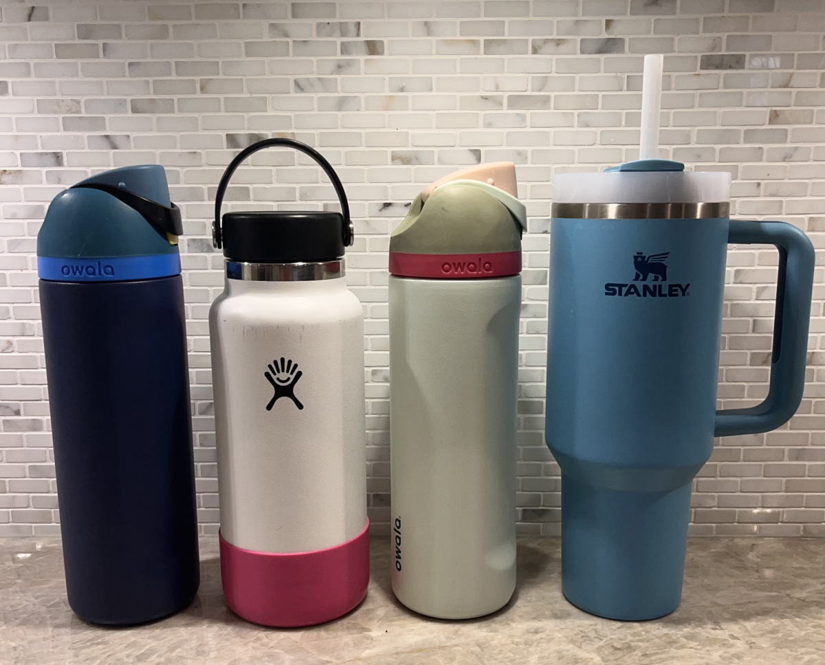 Owala, Hydro Flask, and Stanley are three of the most popular, trendy water bottle brands 